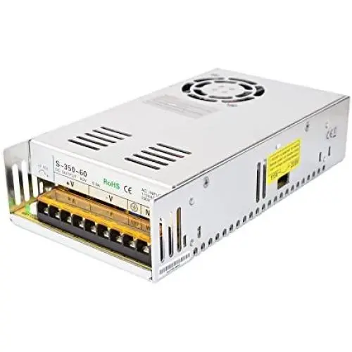 STEPPERONLINE Switching Power Supply 350W 60V 5.9A for CNC Router Kits 115V/230V S-350-60