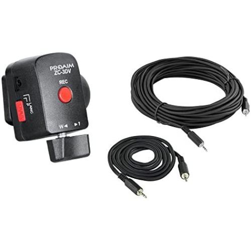 PROAIM Lanc Zoom Controller Compatible with 2.5mm Jack only for Jib Crane DSLR Camera (P-ZC-3DV)