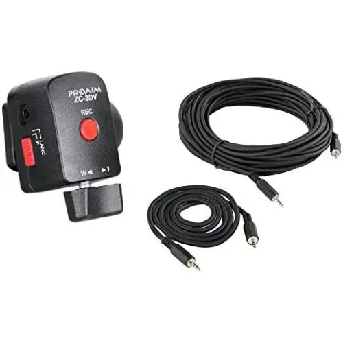 PROAIM Lanc Zoom Controller Compatible with 2.5mm Jack only for Jib Crane DSLR Camera (P-ZC-3DV)
