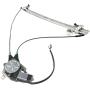 Front Left Driver Side Power Window Regulator with Motor for Ford E-150 E-250 Econoline E-350 E-450 E-550 Super Duty
