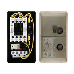 Baomain Magnetic Starter HUEB-16K On Off Switch Enclosed 3 Pole 110V Coil 18A