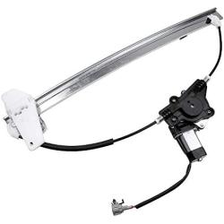 LUJUNTEC 748-980 Rear Left Drivers Side Replacement Power Window Regulator with Motor fit for 2004-2013 Infiniti QX56 2004 for Nissan Pathfinder Armacda 2004-2015 for Nissan Titan 827217S000