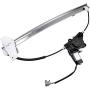 LUJUNTEC 748-980 Rear Left Drivers Side Replacement Power Window Regulator with Motor fit for 2004-2013 Infiniti QX56 2004 for Nissan Pathfinder Armacda 2004-2015 for Nissan Titan 827217S000