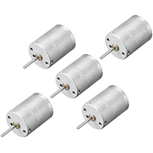 uxcell High Speed Motor DC 8V 7800-7900RPM for DIY RC Cars Remote Control 5 Pcs