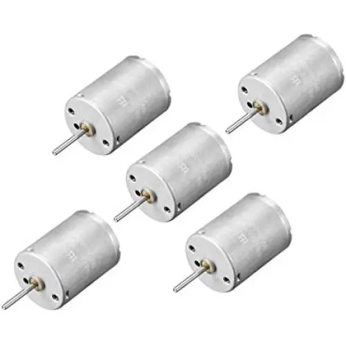 uxcell High Speed Motor DC 8V 7800-7900RPM for DIY RC Cars Remote Control 5 Pcs