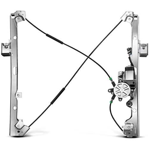 A-Premium Front Passenger Power Window Regulator W/Motor Replacement for Chevrolet Silverado Tahoe GMC Yukon XL Sierra Escalade Pickup Truck SUV 2000-2006