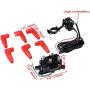 ALAVENTE ATV Winch Solenoid & Switch Kit 12V 250A Winch Rocker Thumb Switch Combo, Solenoid Relay Contactor w/Protecting Caps for UTV Truck 4x4 Vehicles