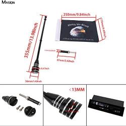 MASION 6x9 American Eagle Flags for Motorcycles Flag Mounts and Flags Flagpole, Fit for Harley Davidson Honda 750 Shadow Goldwing CB VTX CBR Yamaha