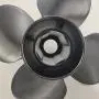 CAPTAIN 4 Blades Boat Propeller 13x17, 15 Spline Tooth Outboard Motor Prop, RH, OEM No.48-8M8026590 fit Mercury Engines 40 50 60 70 75 80 90 100 115 125 140 150 HP Aluminum Parts