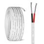 Kimbluth 14 Gauge Duplex Marine Wire Tinned Copper Boat Cable, 10ft 14 AWG Standard USA OFC Oxygen Free Copper Wire for Automotive Boat Speakers Solar Outdoors