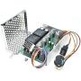 NB PWM DC Motor Speed Controller, DC10-55V60A with Forward-Brake-Reverse Switch, Ajustable Potentiometer & LDE Digital Display