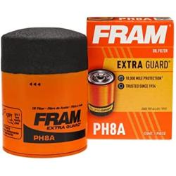 FRAM Extra Guard PH8A, 10K Mile Change Interval Spin-On Oil Filter