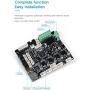 Creality Upgraded Ender 5 Plus Silent Motherboard V2.2 with TMC2208 Firmware + 24V 4010 Cooling Fan, 3D Printer Quiet Mute Board for CR-10S/ CR-10 S4/ CR-10 S5/ CR-X/CR-20/ CR-20 PRO