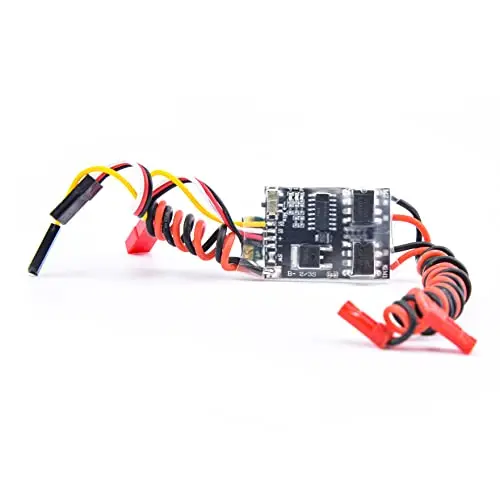 FPVKing Dual Way Bidirectional Brushed ESC 2S-3S Lipo 5A ESC Speed Control for RC Model Boat Tank 130 180 Brushed Motor Spare Parts