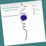 UOUDIO Gazing Ball Spiral Tail Wind Spinner Stabilizer，Indoor Outdoor Decoration Stainless Steel Glass Ball with Hanging Swivel Hook 11