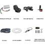 High Speed Brushless DC Motor Kits 2000W 60V Electric Gokart Motor 4250RPM Rated Mid Motors with Controller Pedal Throttle for E-Scooter E-Bike Dirt Bike Motorcycle