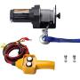 POLESTAR 12V DC ATV/UTV Electric Winch 2000 lb. Load Capacity - Steel Cable Wire Rope 5/32