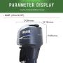 kayme Outboard Motor Cover Waterproof Sunproof, 4Layers Heavy Duty Motor Hood Cover