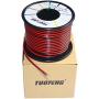 TUOFENG 66 FT 18awg Electrical Wire 2pin Red Black Cable Hookup Stranded Wire LED Strips Extension Wire 12V/24V DC Cable,18 Gauge Flexible Low Voltage Wire for LED Ribbon Lamp Tape Lighting