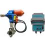 PreAsion Film Greenhouse Roll Up Motors 110V Greenhouse Film Winder for with Limit Switch/Creeper +Transformer Controller Controller Kits Greenhouse Motors Film Roll up Motor