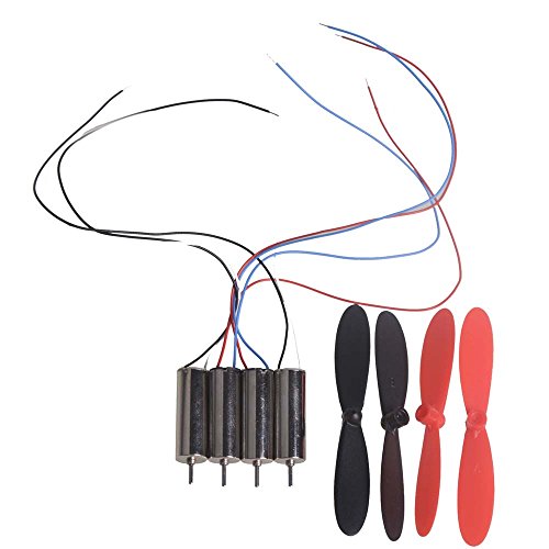 4pcs DC 3.7V 720 720 mm Helicopter Coreless DC Motor Mini Great Torque 45000 RPM with Propeller