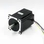 HobbyUnlimited Nema 34 Stepper Motor 6A 8.5Nm (1200 oz-in) 118mm Length for CNC Router Mill Lathe, Black