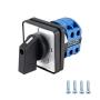 VictorsHome Changeover Switch SYW28-20 4 Positions 8 Terminals Universal Rotary Cam Selector Latching Switches 550V 20A