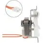 QuliMetal Grill Auger Motor, Grill Induction Fan Kit, Grill Hot Rod and 304 Stainless Steel Fire Burn Pot for for Traeger Pellet Grills