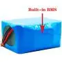 Jieoto 24V 28AH E-Bike Battery 29.4V 28000mAH 7S6P Waterproof Li-ion Battery with Charger Fit for Electric Boat Power Tools Airplane Models Scooter 500W 350W 250W 200W 100W Motor