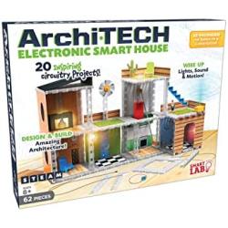 SmartLab Archi-TECH Electronic Smart House with 40 Kinetic , Energetic Circuitry Projects and 62 Pieces in The Science Kit