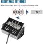Runleader Digital Hour Meter Tachometer, Maintenance Reminder, User Shutdown , Use for ZTR Lawn Mower Tractor Generator Marine Outboard ATV Motor Snowmobile and Gas Powered Equipment (1)