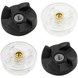Anbige 2 Blade Rubber Gears and 2 Motor Base Top Gears Replacement Parts,Compatible with Magic Bullet 250W Blender Juicer (2 Base Gears + 2 Blade Gears)