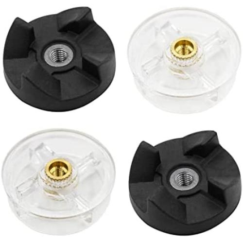 Anbige 2 Blade Rubber Gears and 2 Motor Base Top Gears Replacement Parts,Compatible with Magic Bullet 250W Blender Juicer (2 Base Gears + 2 Blade Gears)