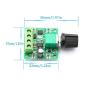 DaFuRui 3Pcs 1.8v 3v 5v 6v 12v 2A 30W Low Voltage DC Motor Speed Controller PWM 1803BK 1803B Adjustable Driver Switch