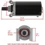 Caltric compatible with Starter Toro Tractor Gt2100 Gt2200 Gt2300 23Hp 25Hp 26Hp 2006 2007 2008 Kohler