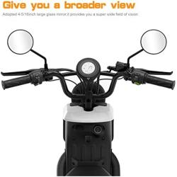 Jeemiter Motor Side Rearview Mirrors adjustable for w/ 7/8