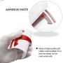 ARKOSKNIGHT Tesia T Logo 3D Badge Replacement Sticker Compatible with Tesia Model 3 X Y S Front Back Trunk T Logo Replace Emblem Stickers Accessories (Red)