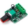 DC 1.8V 3V 5V 6V 12V 2A PWM Motor Speed Controller Low Voltage Motor Speed Controller PWM 0~100% Adjustable Drive Module