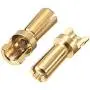 uxcell 3.5 mm Bullets Connector Gold Plated Banana Plugs Male for RC Battery ESC Motor 4pcs