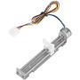 DC 12V Drive Stepper Motor Linear Screw Slider Stepper Motor for DIY Engraving Machine, 18 Degree Lead Screw Worm Drive Stepper Motor