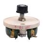 Fielect 100W 100R Ohm Ceramic Wire Wound Potentiometer Linear Rotary Resistor Rheostat with Knob for Industiral Machinery RPM Adjustment