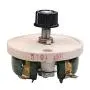 Fielect 100W 100R Ohm Ceramic Wire Wound Potentiometer Linear Rotary Resistor Rheostat with Knob for Industiral Machinery RPM Adjustment