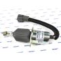 129953-77811 1751ES-12A3UC12B1S SA-4673-S 12V Fuel Stop Solenoid -SINOCMP Excavator Flameout Solenoid 3 Pins Plug for Hyundai R60-5 R210-5 R335-7 Yanmar Engine 4TNE94 Parts, 3 Month Warranty