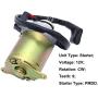Woopeey Starter Solenoid Relay & Starter Motor for GY6 Engine 150cc 200CC 250CC Scooter Go Karts ATV Dirt Bike Fit for Baja Wilderness Tao Tao Coolster Jonway Roketa