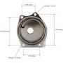The ROP Shop | Water Pump Kit for 1998 Mercury 15HP 1F15312UD, 1F15351UD, 1F15352UD Boat Motor