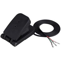 ATV Foot Pedal Electric Motorcycle Foot Brake Pedal Black Plastic ATV Foot Accelerator Throttle Speed Control Brake Pedal for Go Kart Electric Bikes Scooters ATV
