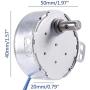 Electric Synchron Motor Synchronous Synchron Motor turntable Motor Cup Turner Motor 110V 100-127VAC 50/60 Hz 4W 5-6RPM/MIN CCW/CW Direction for Hand-Made,School Project,Model or Guide (8PCS/5-6RPM)