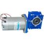 Bemonoc High Torque 24V 120W Electric DC Worm Gear Motor 45RPM with Gearbox Speed Reducer Ratio 40:1