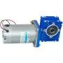Bemonoc High Torque 24V 120W Electric DC Worm Gear Motor 45RPM with Gearbox Speed Reducer Ratio 40:1