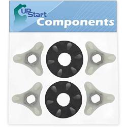 2-Pack 285753A Washer Motor Coupler Replacement for Whirlpool WTW57ESVW0 Washer - Compatible with 285753A Washing Machine Motor Coupling Kit - UpStart Components Brand